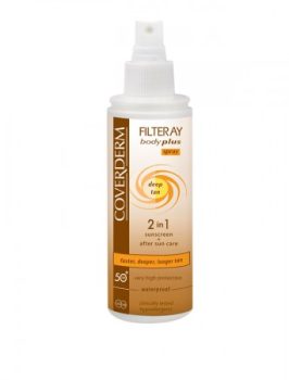 Coverderm Filteray Body Plus SPF50+ spray deep tan 2in1 100 ml
